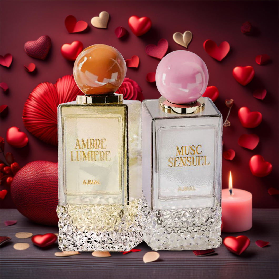 Amber Lumiere and Musc Sensual by Ajmal Perfume