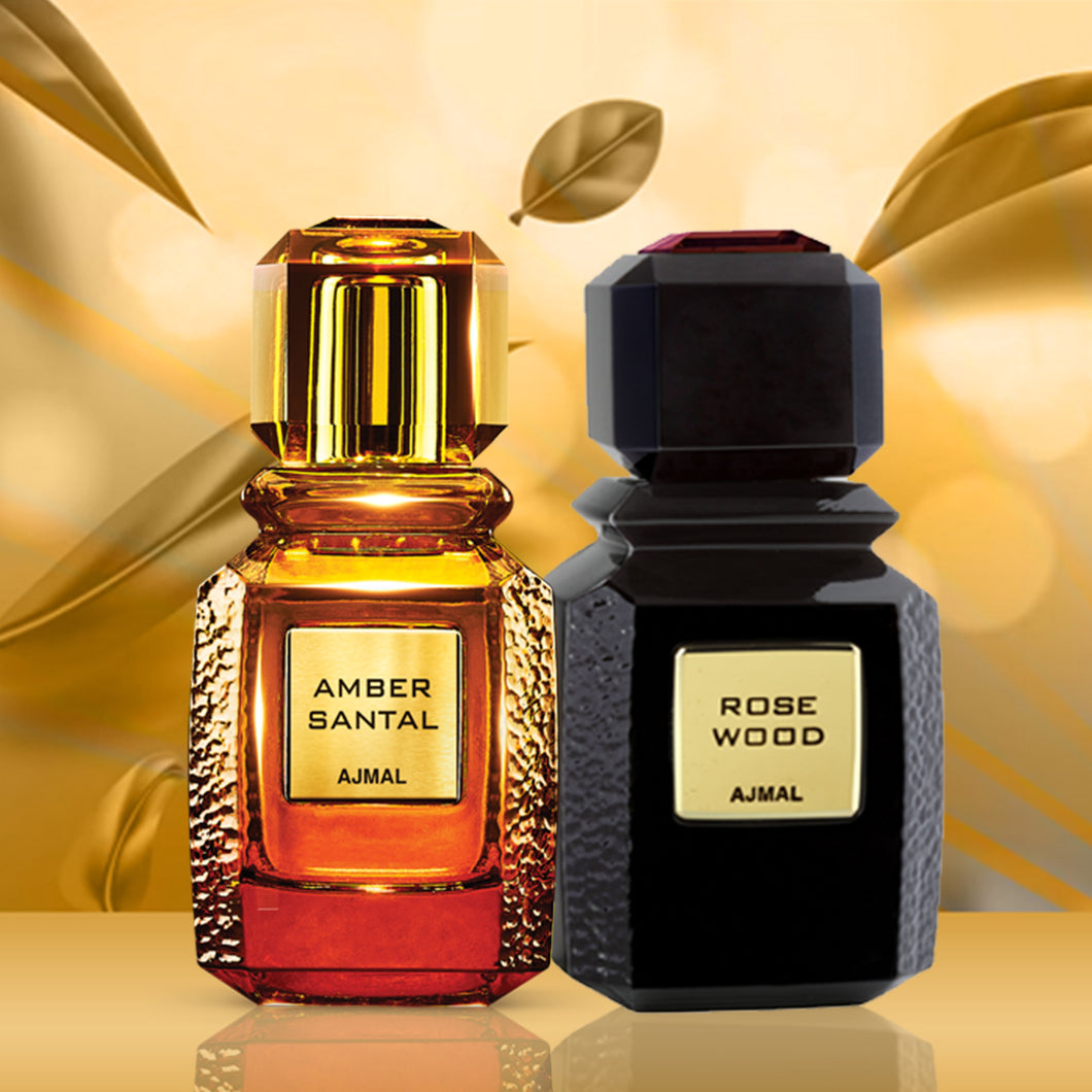 Amber Santal and  Rose Wood by Ajmal Perfume