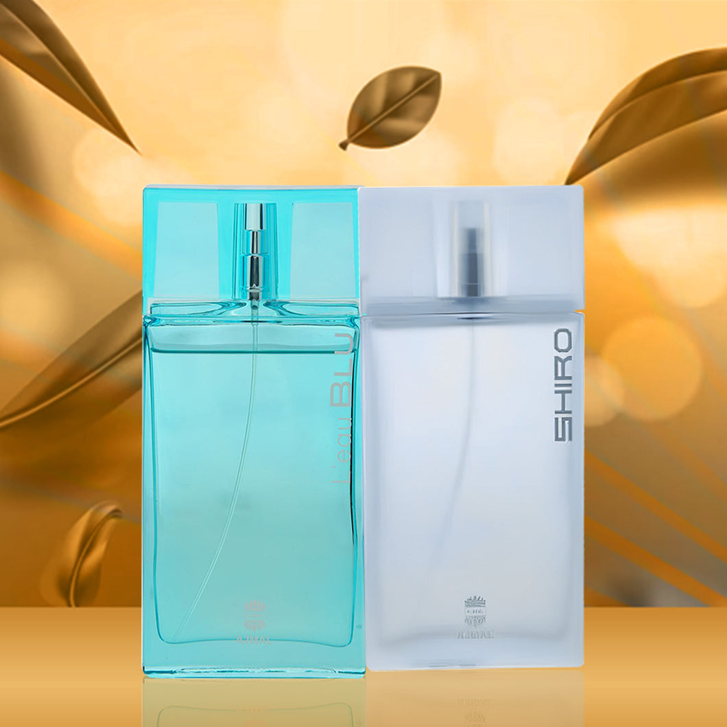 L’eau Blu and Shiro by Ajmal Perfume